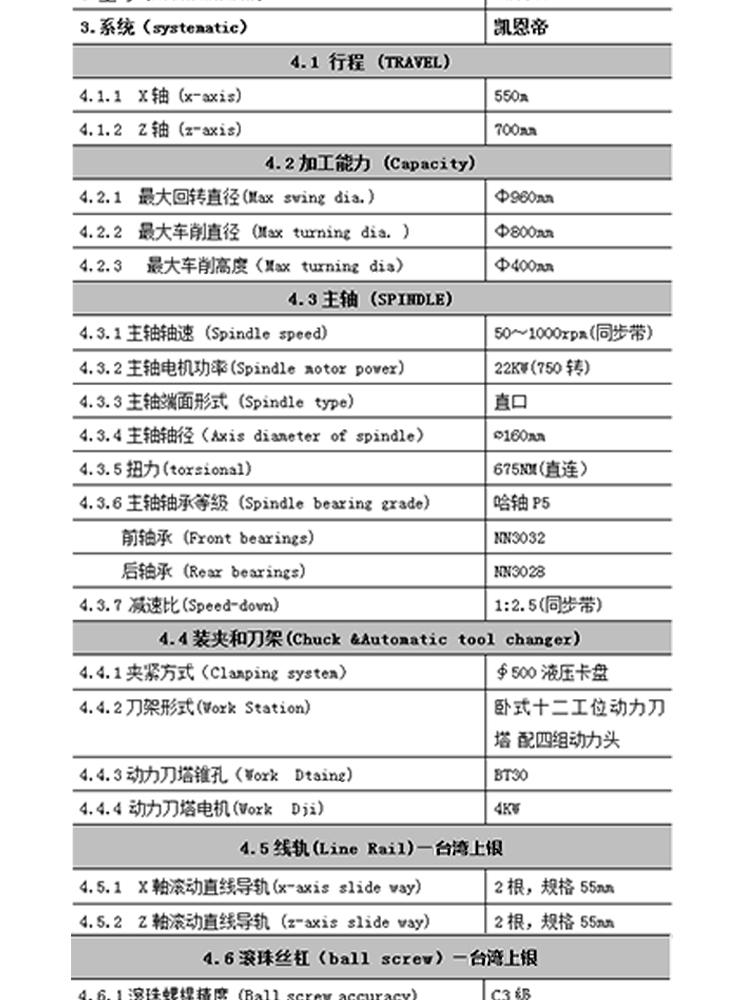 厂家直销VTC800数控立车重型全自动大扭矩数控立车