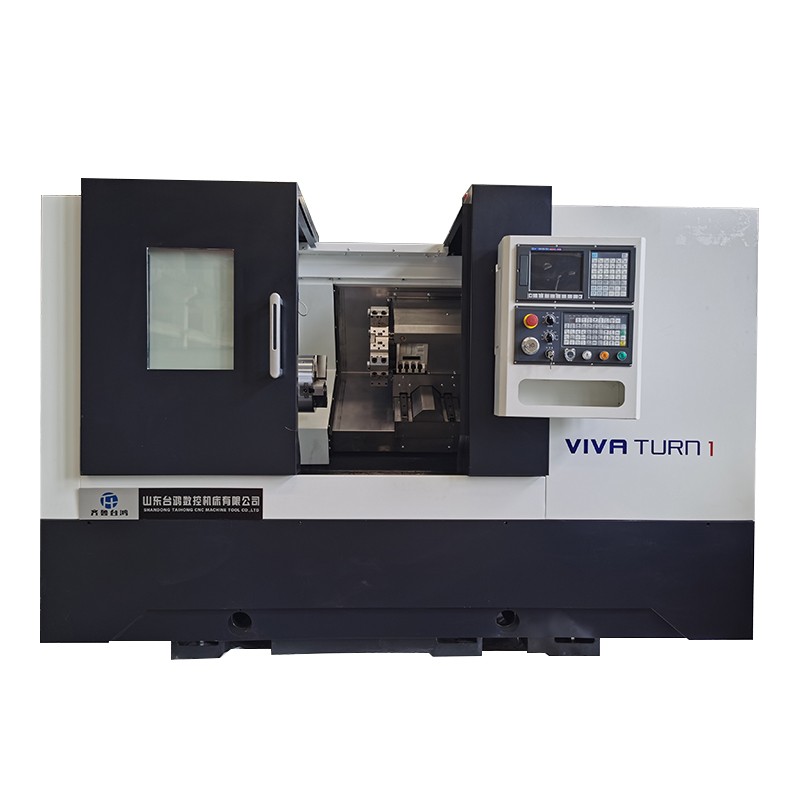 TCK50斜床身数控车床斜式排刀塔双主轴