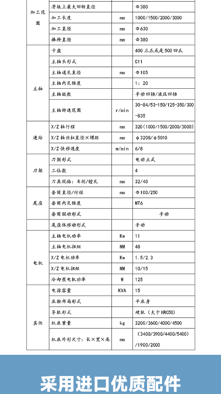 CK6163X1000数控车床云南光机大孔径数控车床